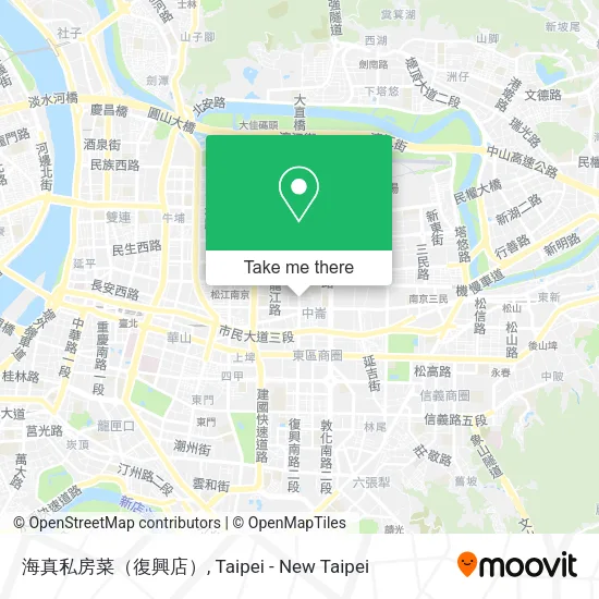 海真私房菜（復興店）地圖