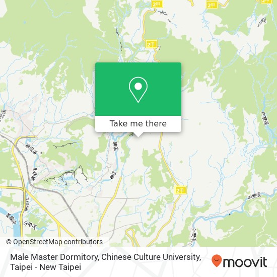 Male Master Dormitory, Chinese Culture University map