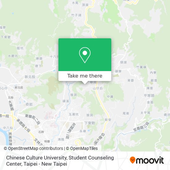 Chinese Culture University, Student Counseling Center map