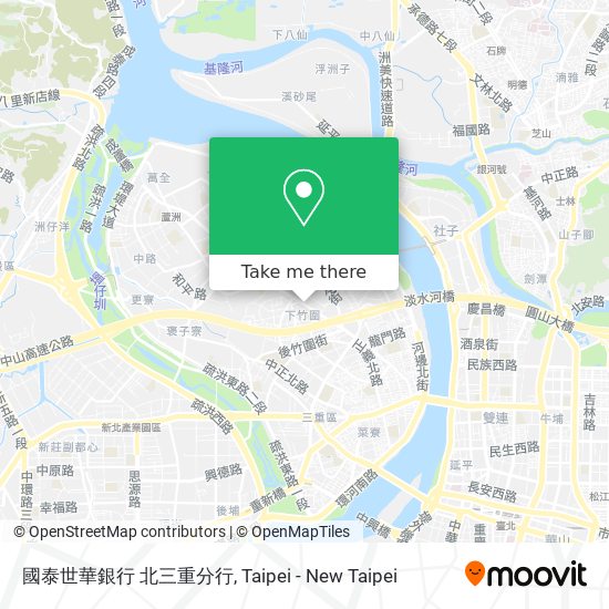 國泰世華銀行 北三重分行 map