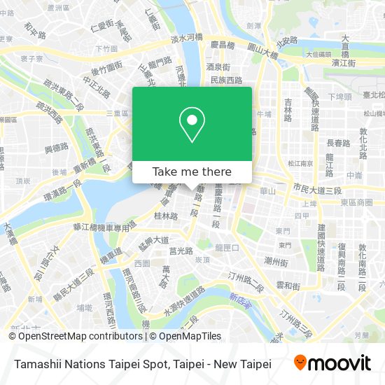 Tamashii Nations Taipei Spot map