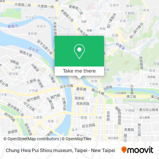 Chung Hwa Pui Shiou museum map