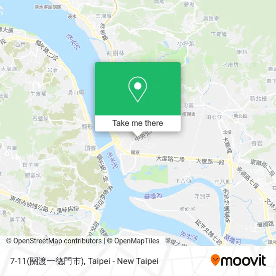 7-11(關渡一德門市) map
