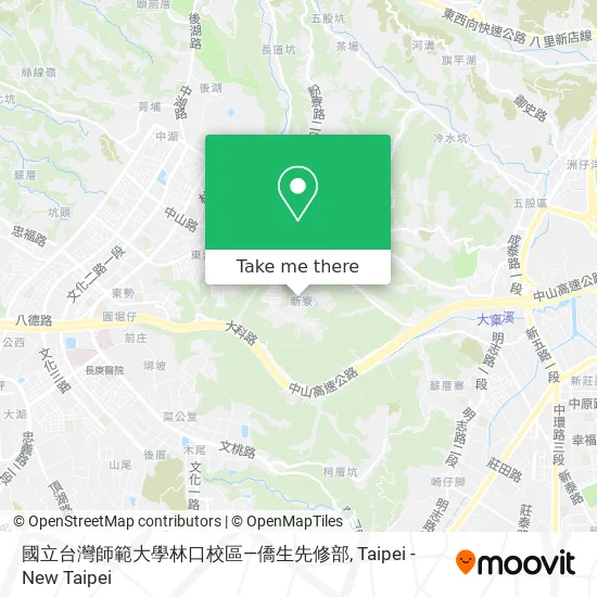 國立台灣師範大學林口校區—僑生先修部 map