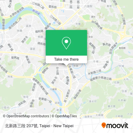 北新路三段 207號地圖
