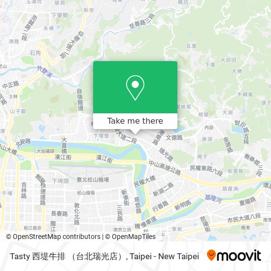 Tasty 西堤牛排 （台北瑞光店） map
