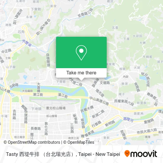 Tasty 西堤牛排 （台北瑞光店） map