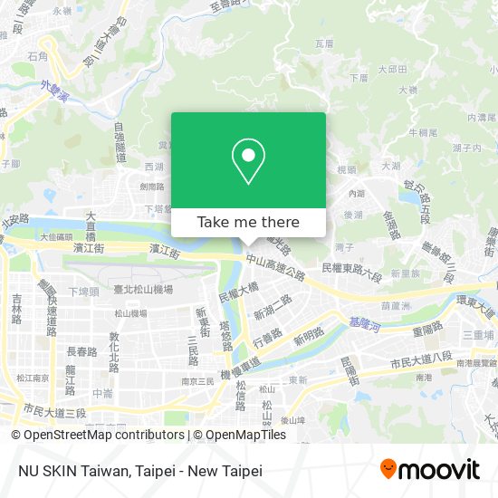 NU SKIN Taiwan map