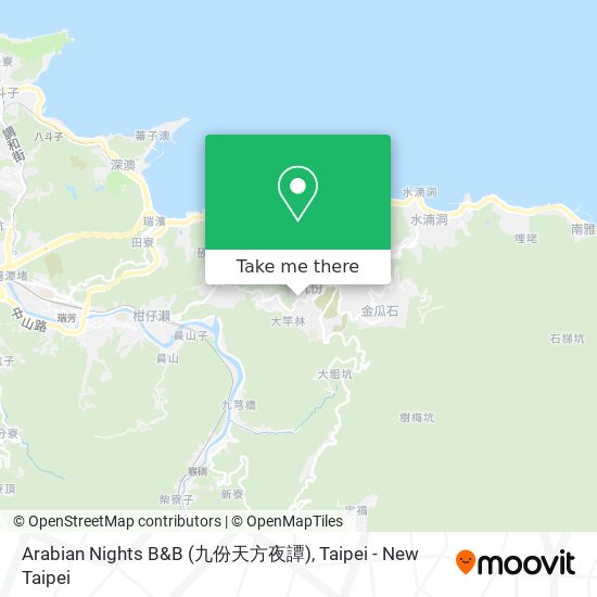 Arabian Nights B&B (九份天方夜譚) map