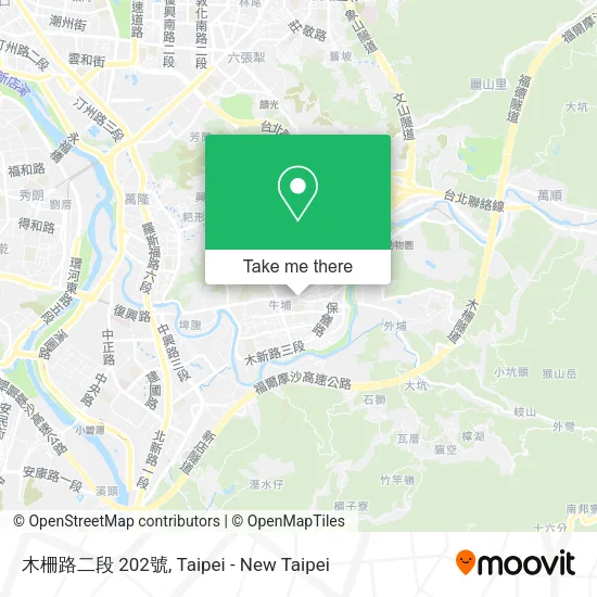 木柵路二段 202號地圖