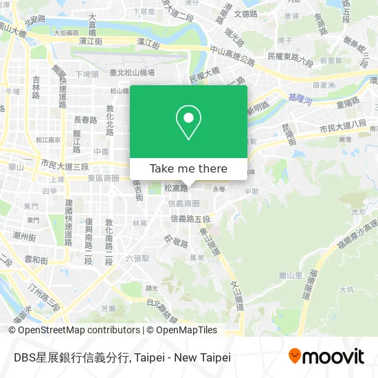 DBS星展銀行信義分行 map