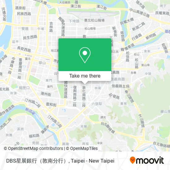 DBS星展銀行（敦南分行） map