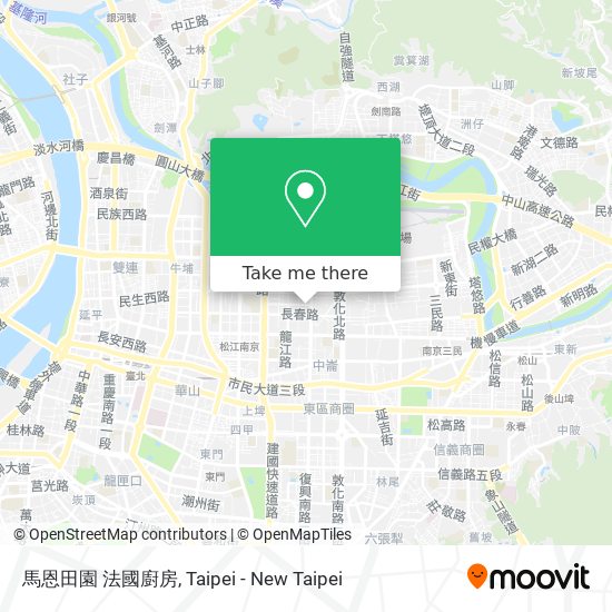 馬恩田園 法國廚房 map