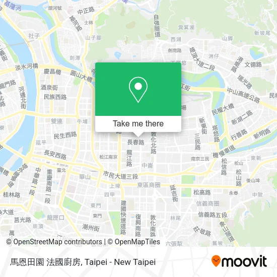 馬恩田園 法國廚房地圖