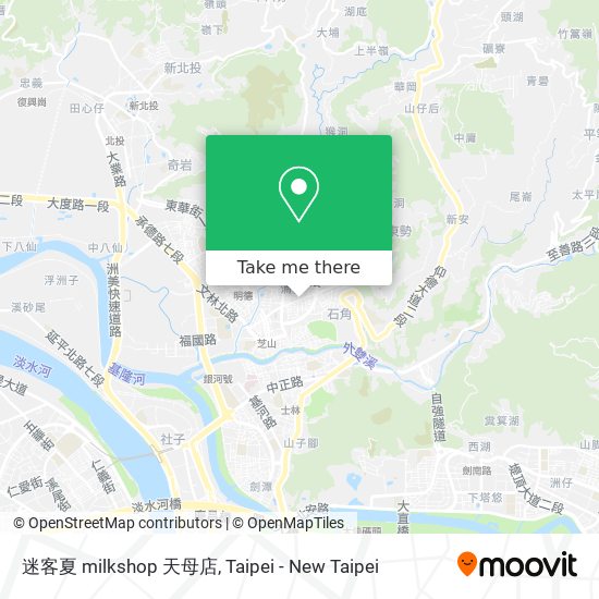 迷客夏 milkshop 天母店 map