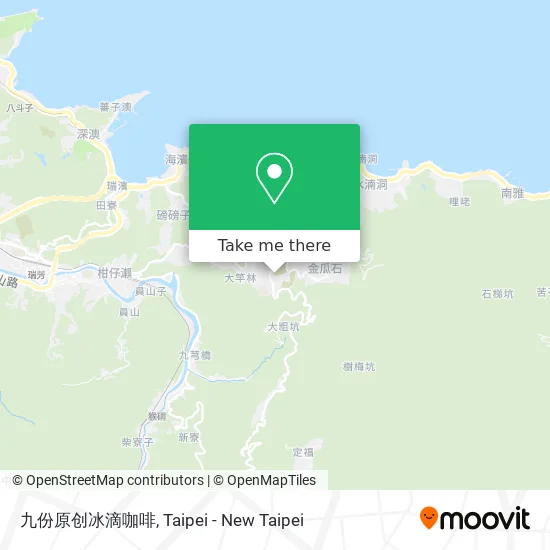 九份原创冰滴咖啡 map