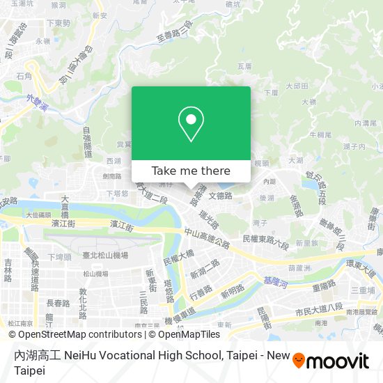 內湖高工 NeiHu Vocational High School map