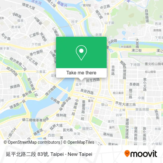延平北路二段 83號地圖