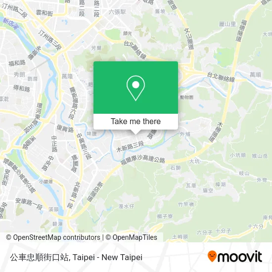 公車忠順街口站地圖