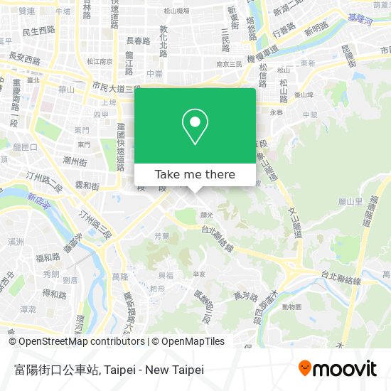 富陽街口公車站 map