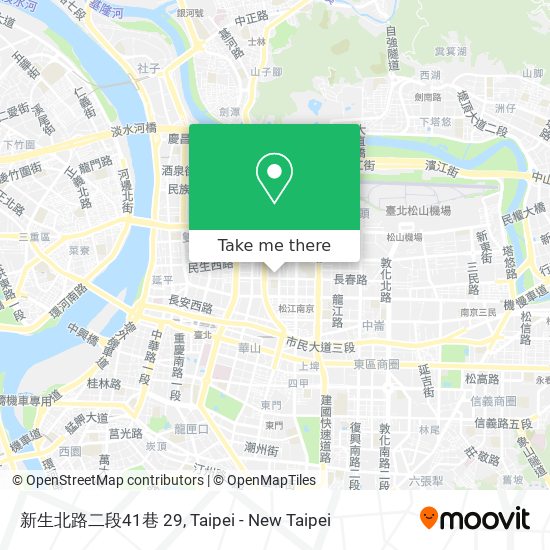 新生北路二段41巷 29 map