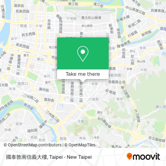 國泰敦南信義大樓 map