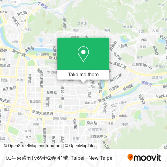 民生東路五段69巷2弄 41號地圖