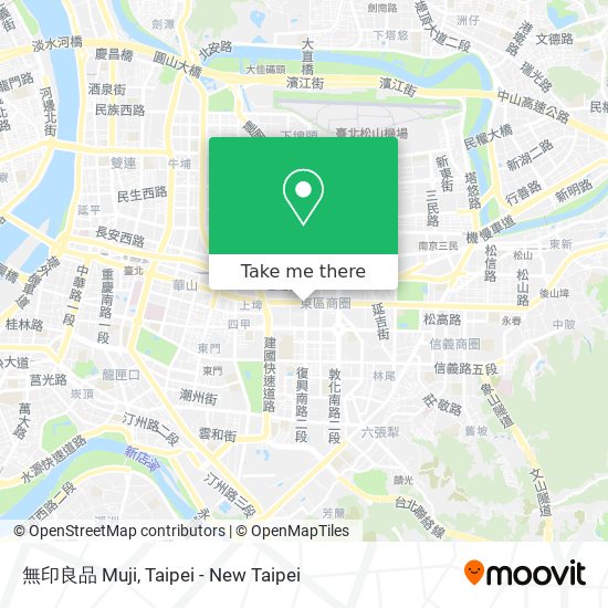 無印良品 Muji map