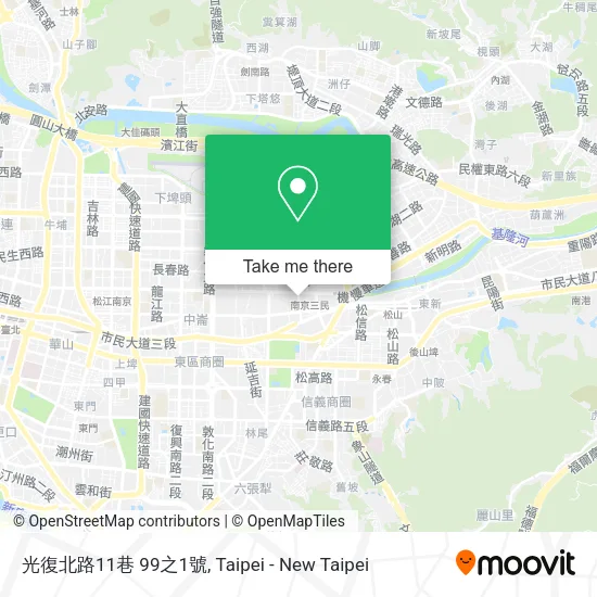光復北路11巷 99之1號地圖