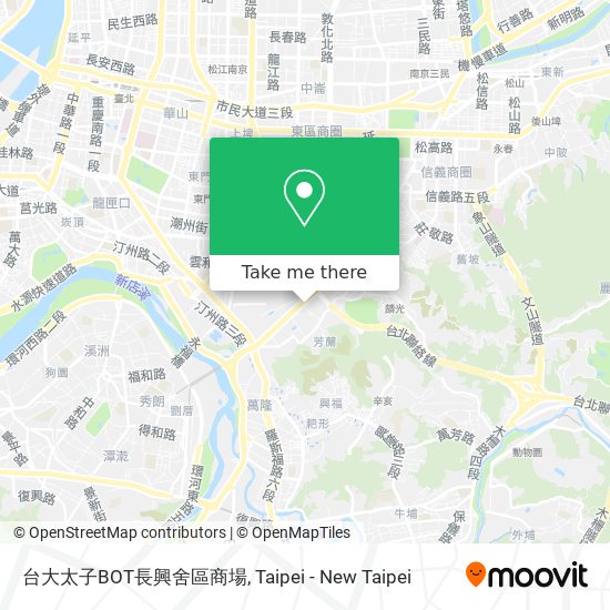 台大太子BOT長興舍區商場地圖