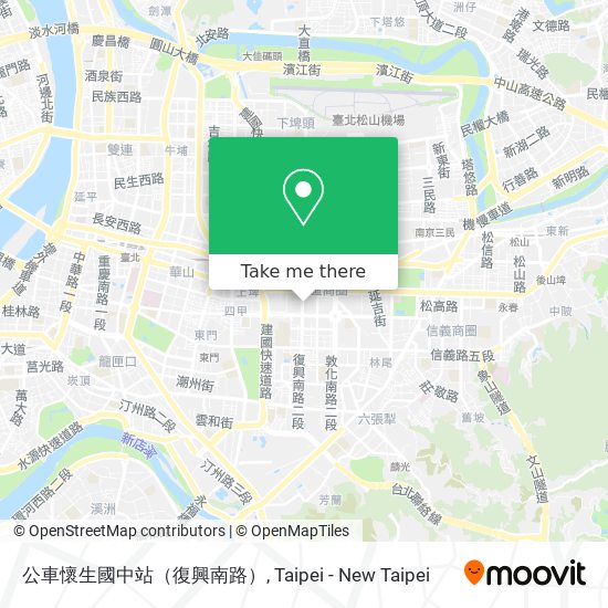 公車懷生國中站（復興南路） map