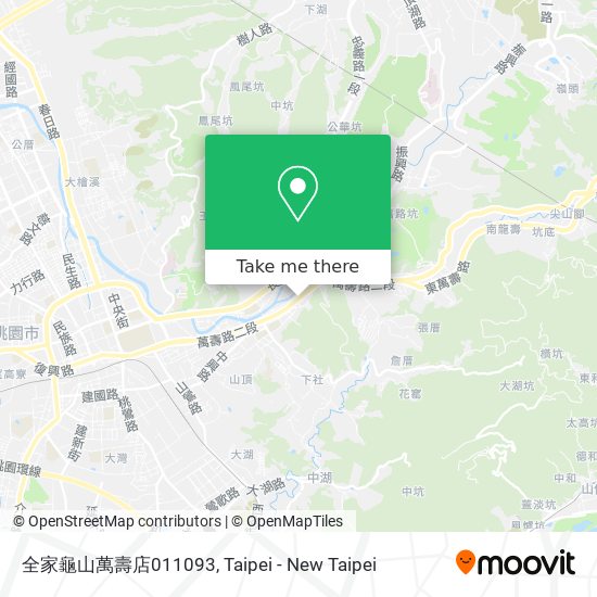 全家龜山萬壽店011093地圖