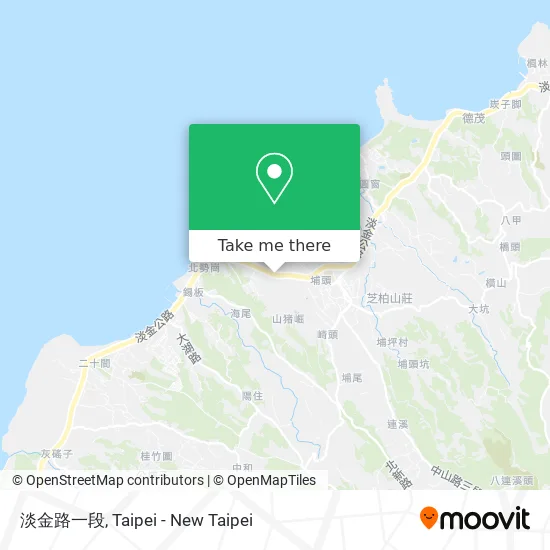 淡金路一段 map