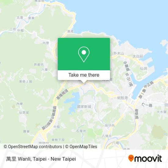 萬里 Wanli map
