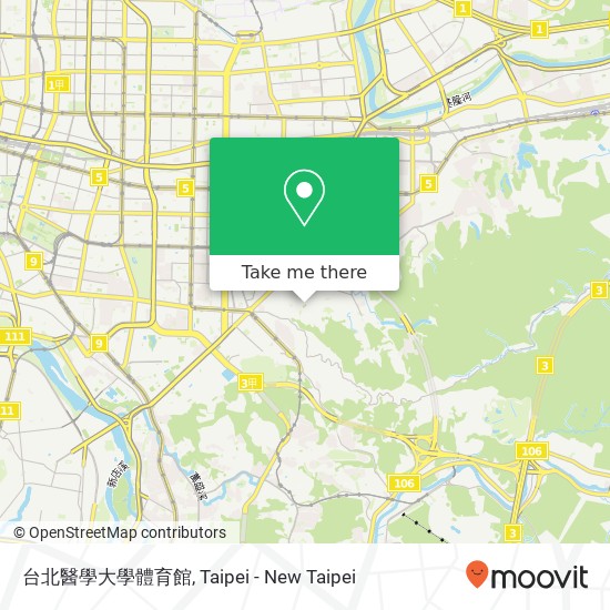 台北醫學大學體育館 map