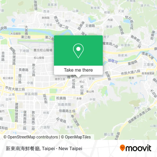 新東南海鮮餐廳地圖