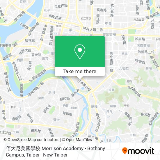 佰大尼美國學校 Morrison Academy - Bethany Campus map