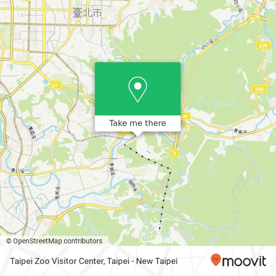 Taipei Zoo Visitor Center map