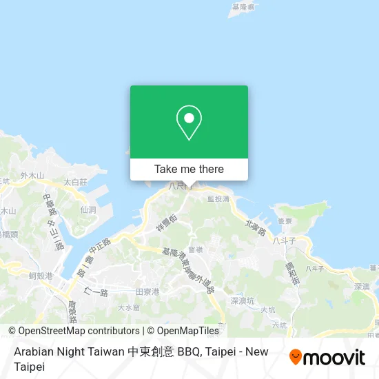 Arabian Night Taiwan 中東創意 BBQ map