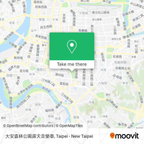 大安森林公園露天音樂臺 map