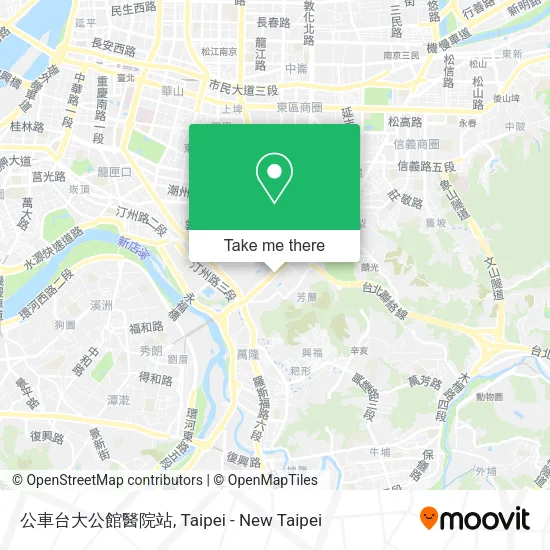 公車台大公館醫院站 map