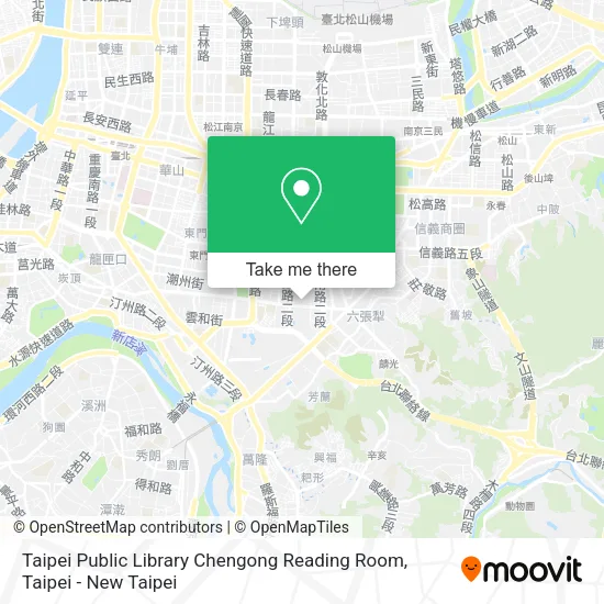 Taipei Public Library Chengong Reading Room map