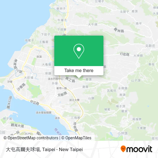 大屯高爾夫球場 map