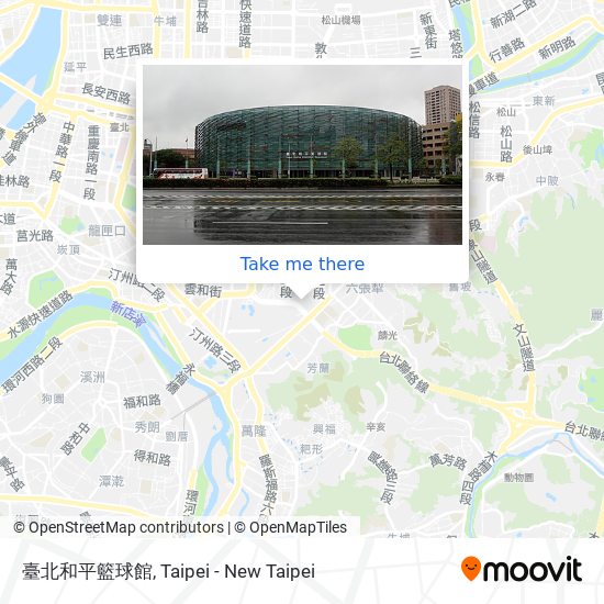 臺北和平籃球館 map