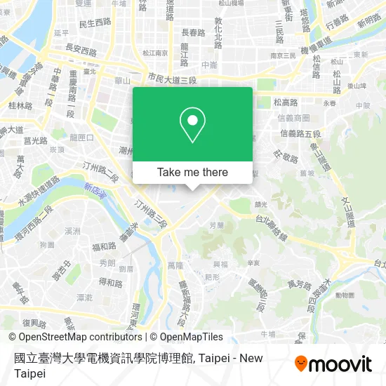 國立臺灣大學電機資訊學院博理館地圖