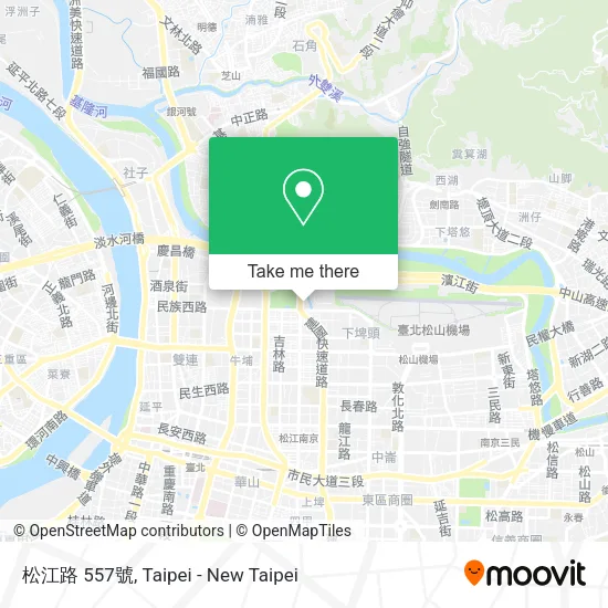 松江路 557號地圖