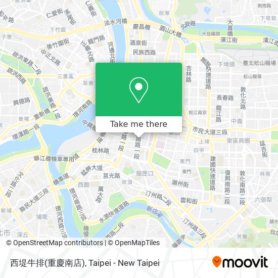 西堤牛排(重慶南店)地圖