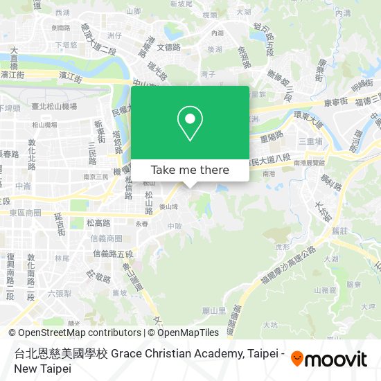 台北恩慈美國學校 Grace Christian Academy map