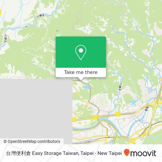 台灣便利倉 Easy Storage Taiwan map