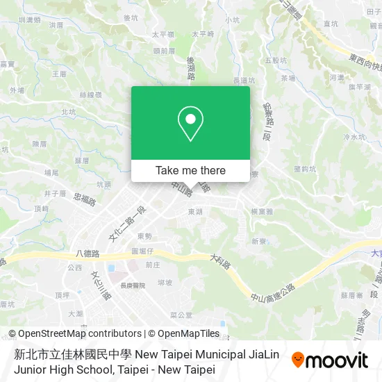 新北市立佳林國民中學 New Taipei Municipal JiaLin Junior High School地圖